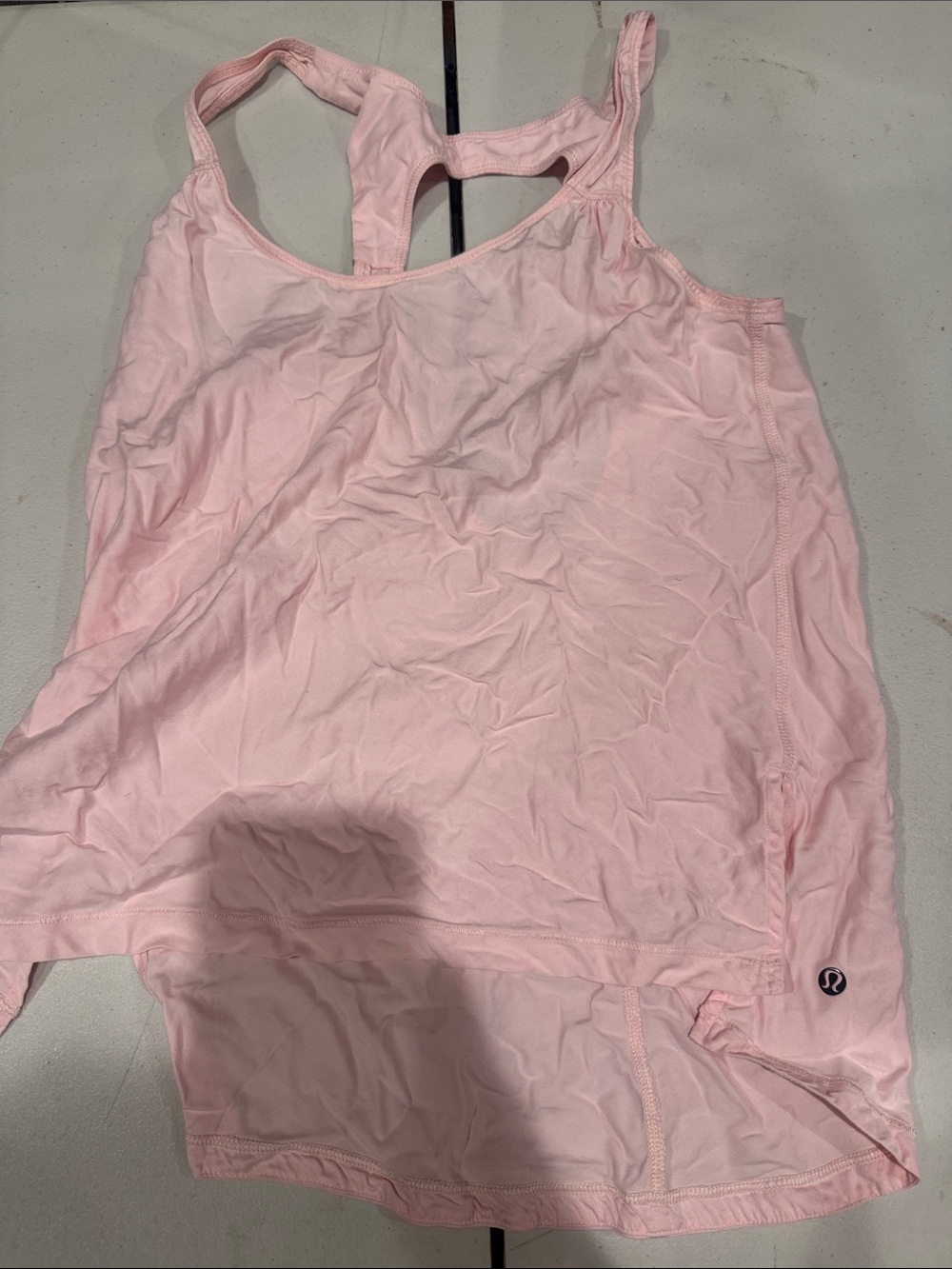 lululemon athletica Pink Racerback Tank Top